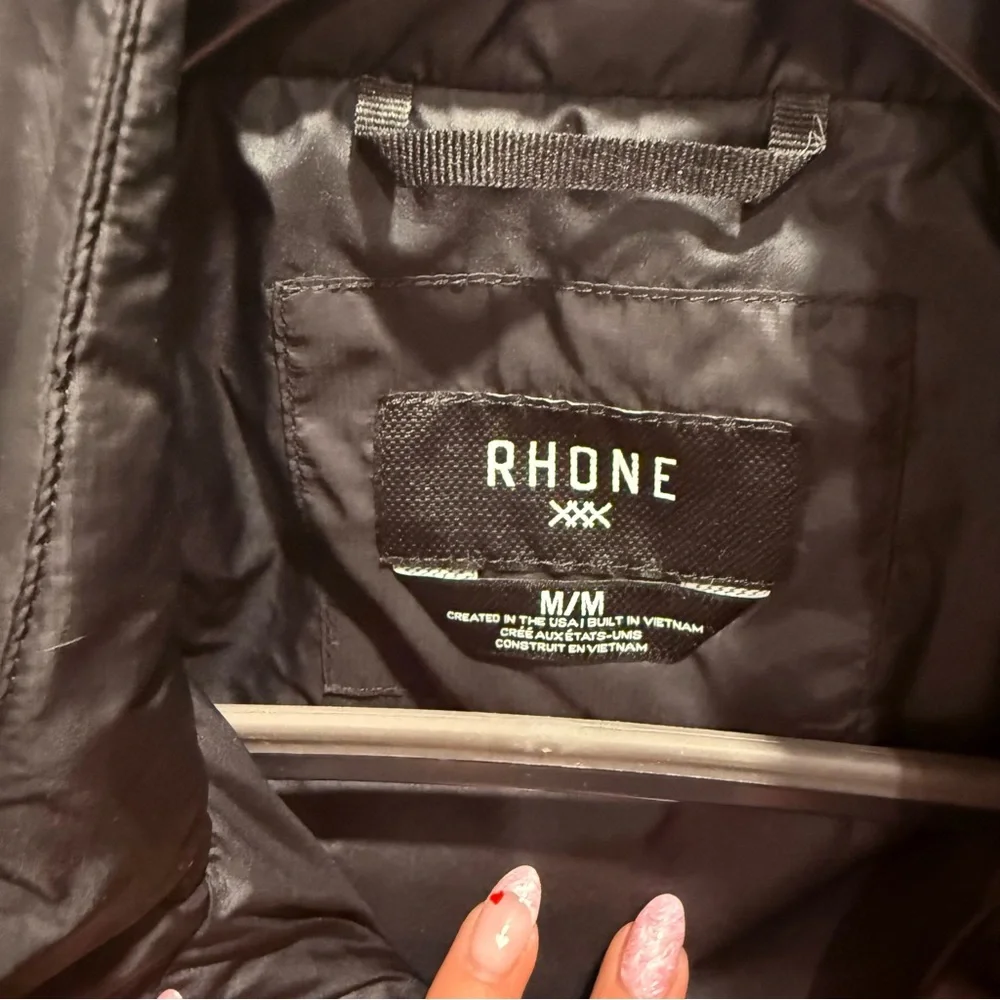 RHONE Black Puffer Vest - Picture 3 of 4